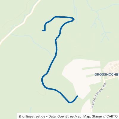 Dentelwaldweg Spiegelberg Großhöchberg 