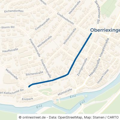 Wernerstraße Oberriexingen 