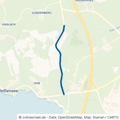 Niederrieder Straße Füssen Weißensee 