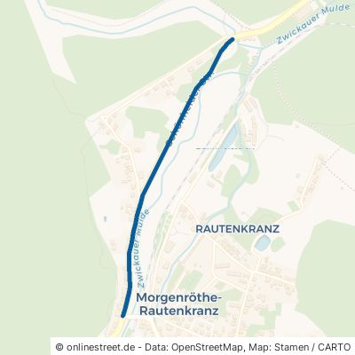 Schönheider Straße Muldenhammer Morgenröthe-Rautenkranz 