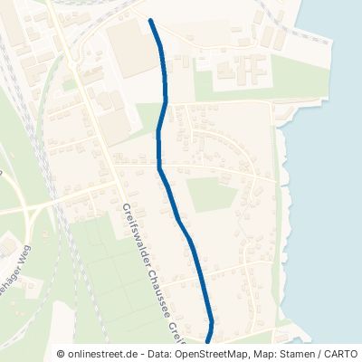 Bergener Weg Stralsund Frankensiedlung 