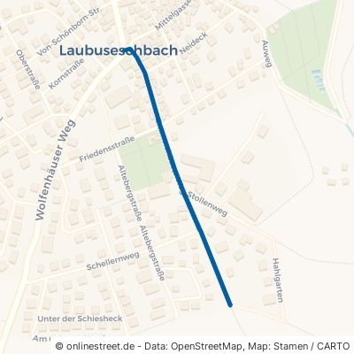 Emmershäuser Weg Weilmünster Laubuseschbach 