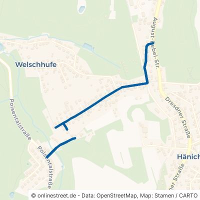 Welschhufer Straße Bannewitz Welschhufe 