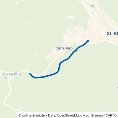 Steinenbachweg Sankt Blasien St Blasien 