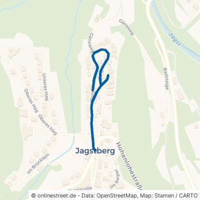 Bergstraße Mulfingen Jagstberg 