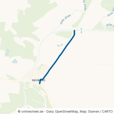 Schleusenweg Siggelkow Neuburg 