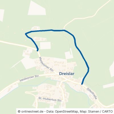 Schwinkelweg Medebach Dreislar 