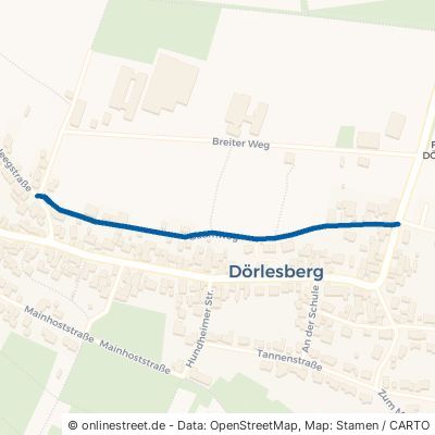 Baumweg Wertheim Dörlesberg 