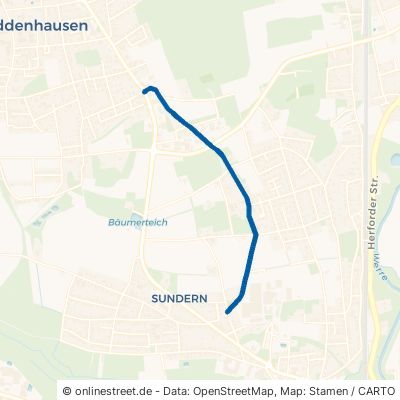 Lippinghauser Straße Hiddenhausen Sundern 