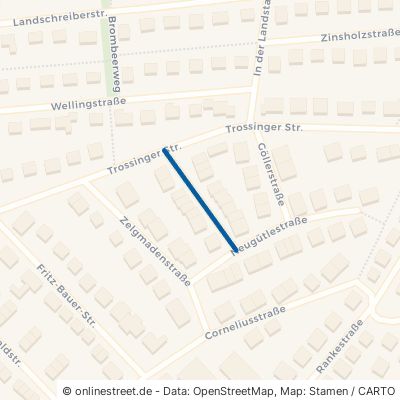 Bazlenstraße Stuttgart Sillenbuch 