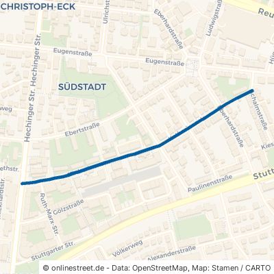 Katharinenstraße Tübingen Südstadt 