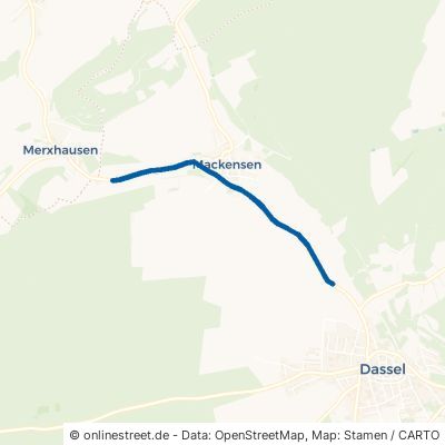 Landstraße Dassel Mackensen 