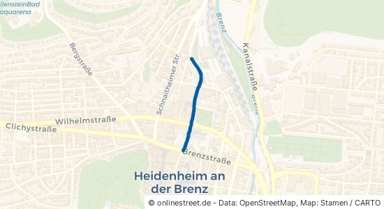 Marienstraße Heidenheim an der Brenz Innenstadt 