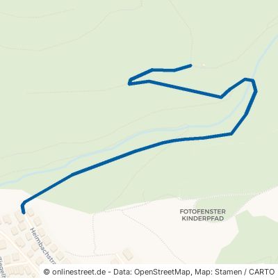 Heimbachdobelweg Oppenau Steinenbach 