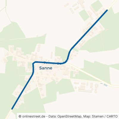 Sanner Dorfstraße Arendsee Sanne 