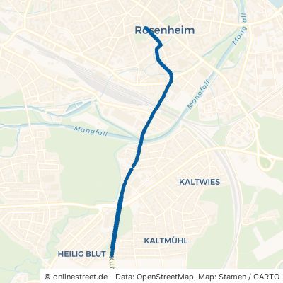 Kufsteiner Straße Rosenheim Süd 