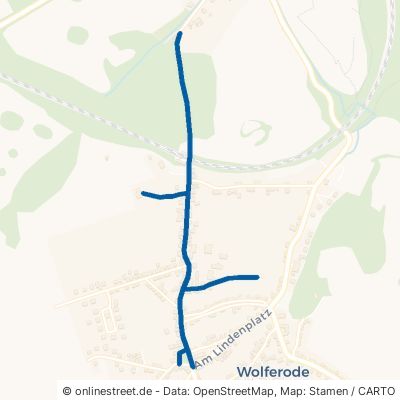 Kunstbergstraße Eisleben Wolferode 