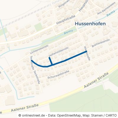 Hegauer Straße Schwäbisch Gmünd Hussenhofen 