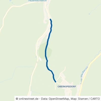 Alte Böhmische Straße Dippoldiswalde Niederpöbel 