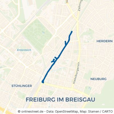 Stefan-Meier-Straße Freiburg im Breisgau Neuburg Mitte