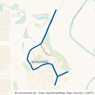 Schlunziger Hauptstraße Zwickau Schlunzig 