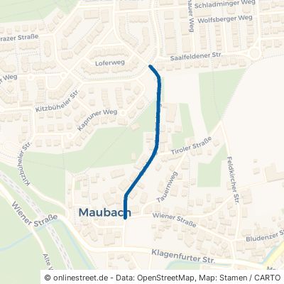 Salzburger Straße Backnang Maubach 
