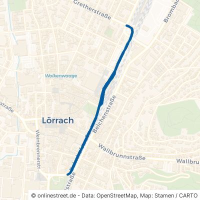 Bahnhofstraße Lörrach 