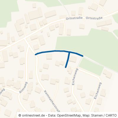 Kleinfeldweg Gachenbach Sattelberg 