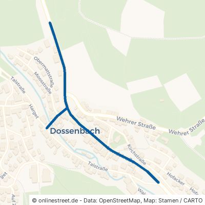 Schopfheimer Straße Schwörstadt Dossenbach 