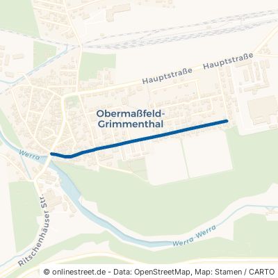 Kapellenstraße Obermaßfeld-Grimmenthal 