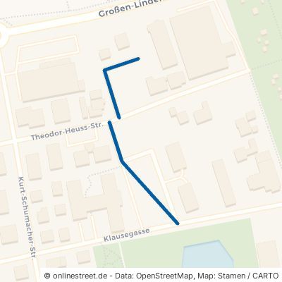 Elisabeth-Schwarzhaupt-Straße Linden Leihgestern 