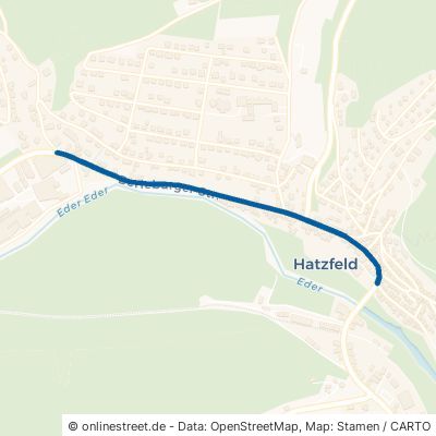 Berleburger Straße Hatzfeld Hatzfeld 