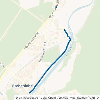 Loisachstraße Eschenlohe 