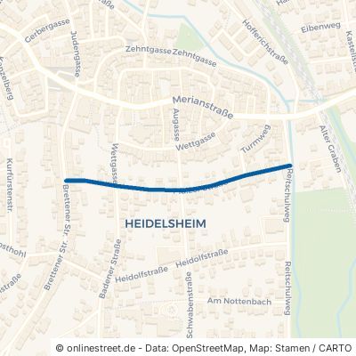 Pfälzer Straße Bruchsal Heidelsheim 