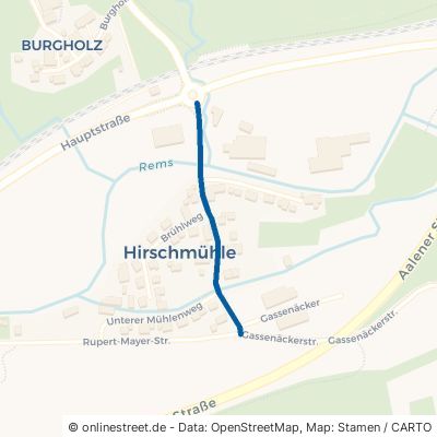 Hirschmühlenstraße Schwäbisch Gmünd Hirschmühle 