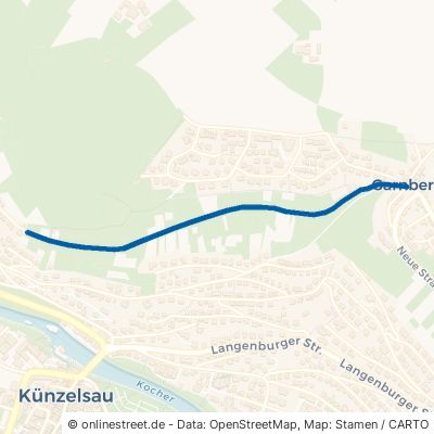 Buchsweg Künzelsau Garnberg 