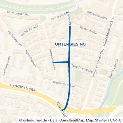 Hans-Mielich-Straße München Untergiesing-Harlaching 