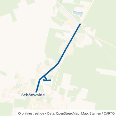 Bahnhofstraße Schönwald Schönwalde 