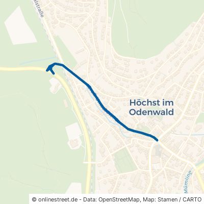 Groß-Umstädter Straße Höchst im Odenwald Dusenbach