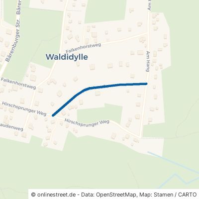 Mittelstraße Altenberg Waldidylle 