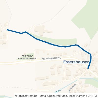Edelsberger Straße Weilmünster Essershausen 