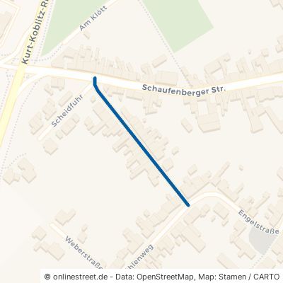 Schmiedstraße Alsdorf Schaufenberg 