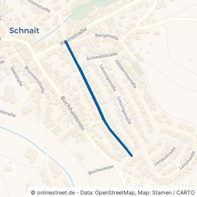 Schillerstraße Weinstadt Schnait 