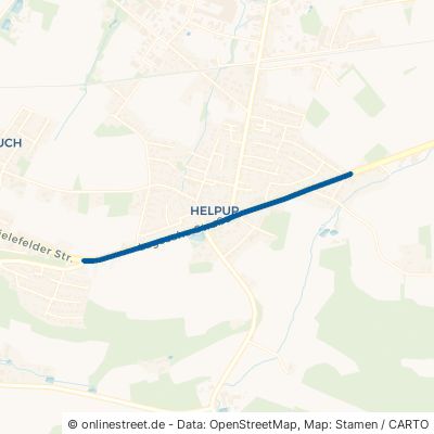 Lagesche Straße Oerlinghausen Helpup 