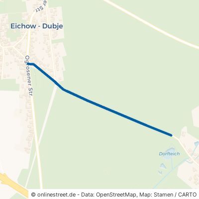 Krieschower Weg Kolkwitz Eichow 