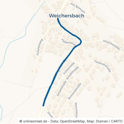 Mottgerser Straße Sinntal Weichersbach 