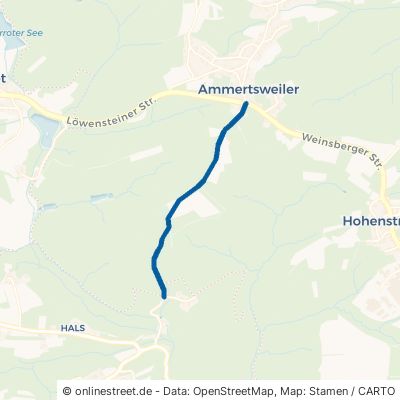 Wiedhofweg Mainhardt Ammertsweiler 