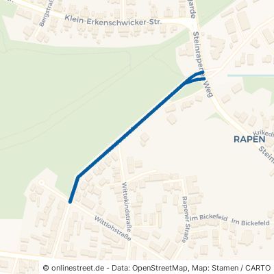 Werderstraße Oer-Erkenschwick Rapen 