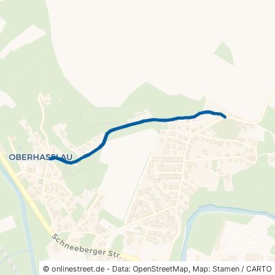 Bergweg Wilkau-Haßlau Silberstraße 