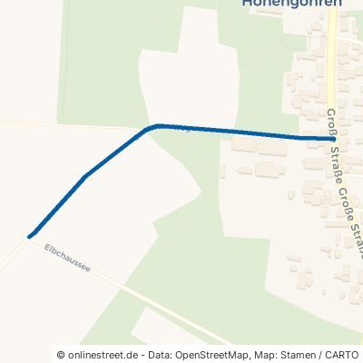Storkauer Weg Schönhausen Hohengöhren 